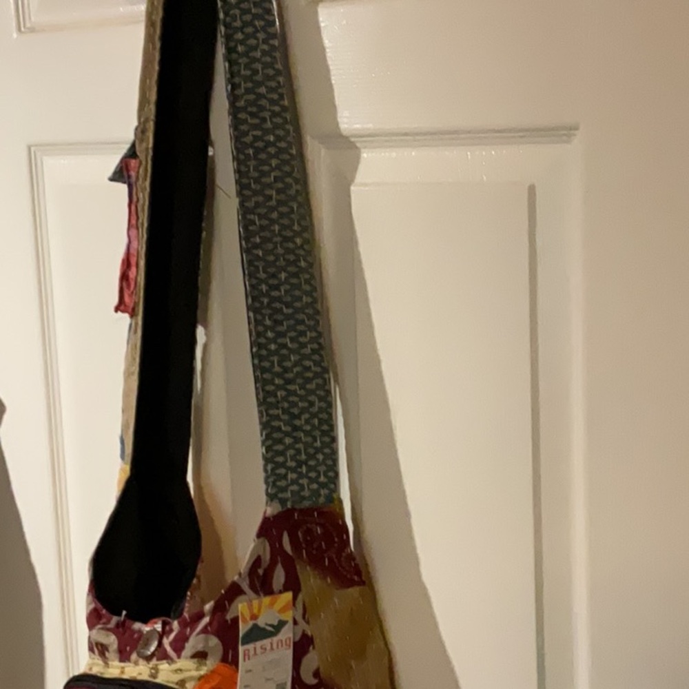 NWT Kantha Patchwork Multicolor Crossbody Bag - B… - image 3